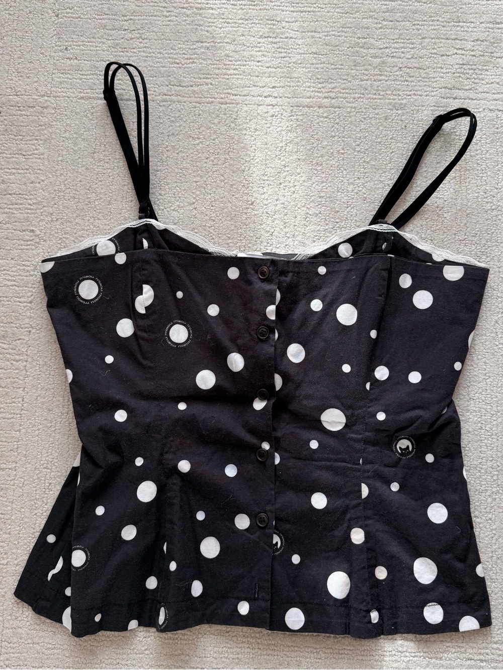 Miaou Polka Dot Bustier